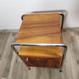 Bauhaus chromed nightstand by Robert Slezak