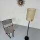 Old metal and persplex floor lamp, French design, vintage 60s
