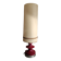Ceramic and aluminum table lamp / design 20 th century