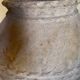 Ancient terracotta pottery jar