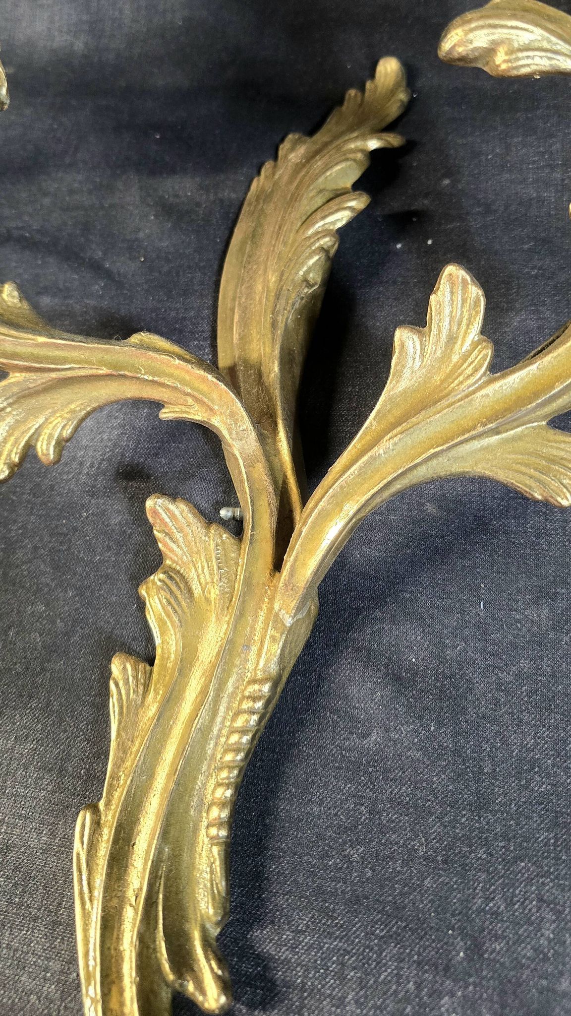 Set of 4 wall sconces in gilded bronze – Louis XV style – 20th century