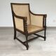 1950s cane armchair