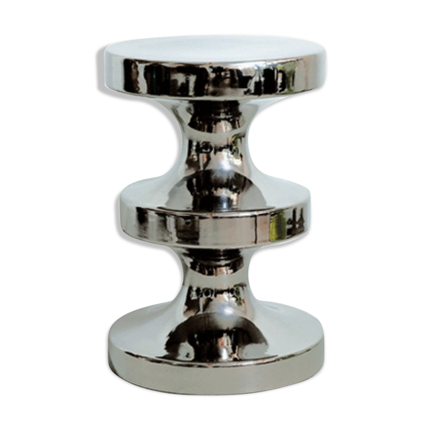 India Madhavi silver ceramic stool