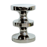 Tabouret India Madhavi en céramique argent
