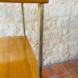 Side table with 3 vintage shelves 70s