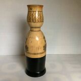 Large Russian doll bottle cover hand decorated