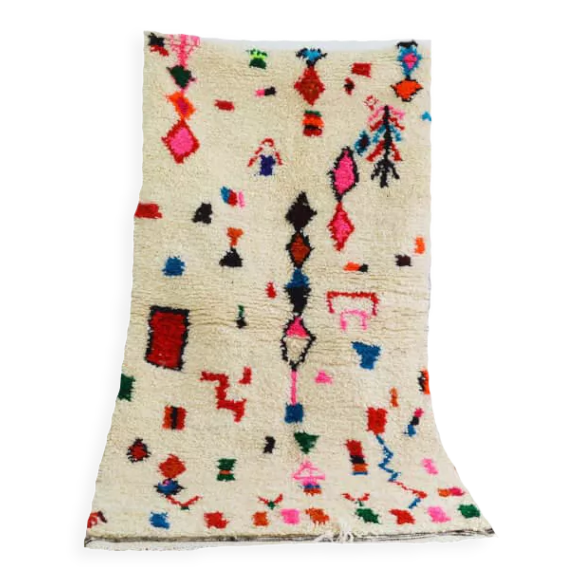 Handmade moroccan berber carpet 180 x 100 cm