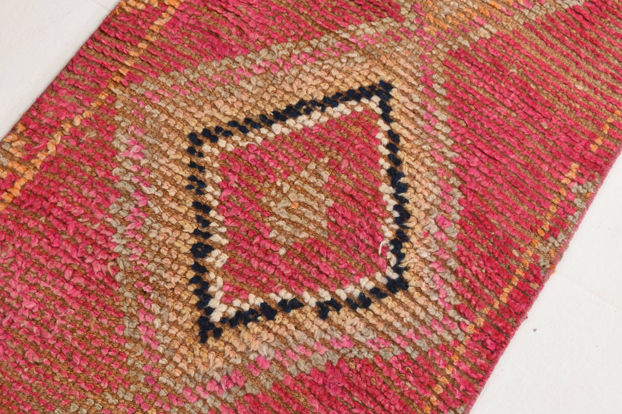 2x10 Pink Red Oriental Vintage Runner Rug