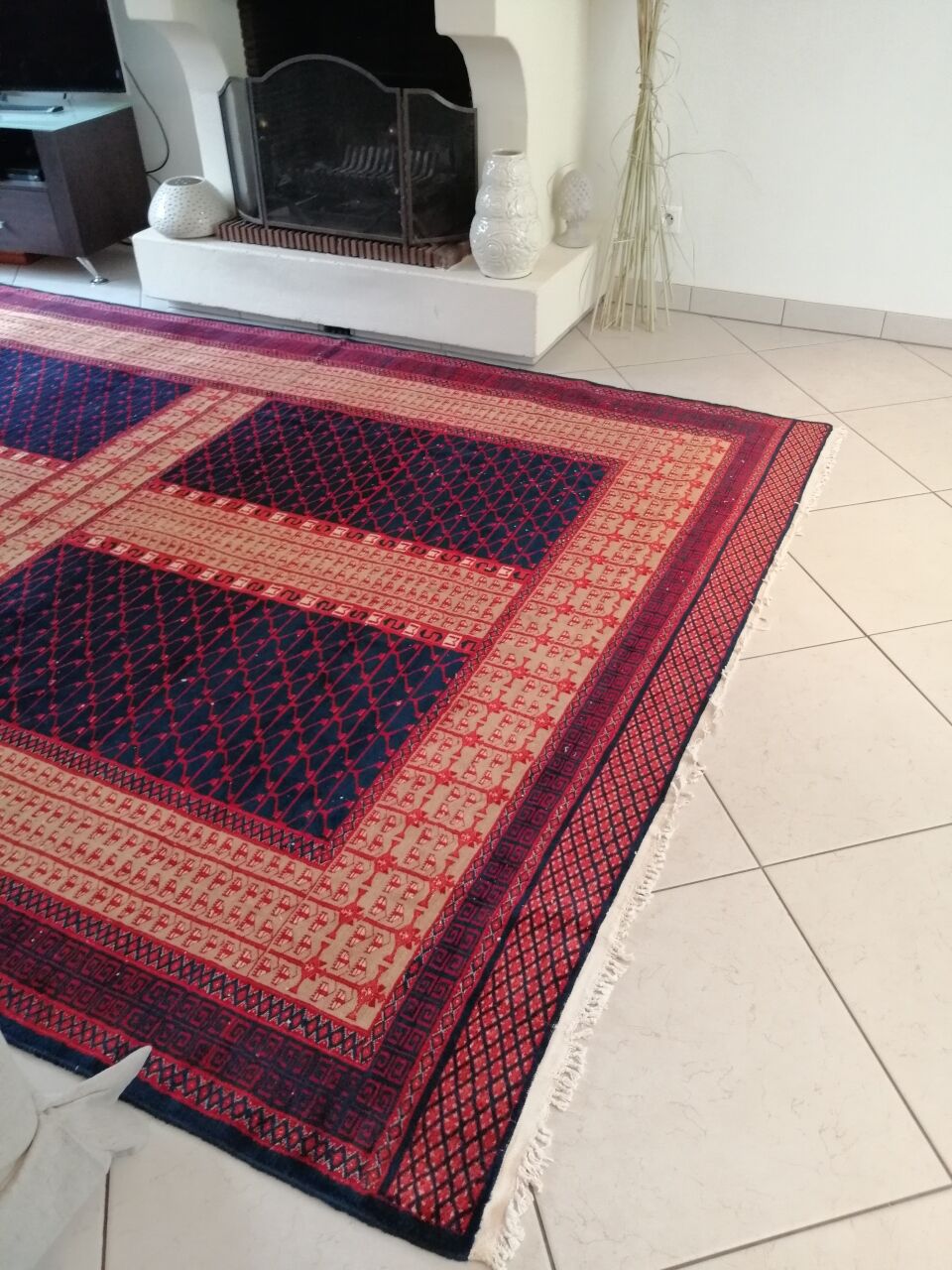 Vintage pakistan bukhara carpet  220x300cm