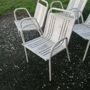 Lot de 4 Fauteuils de jardin vintage