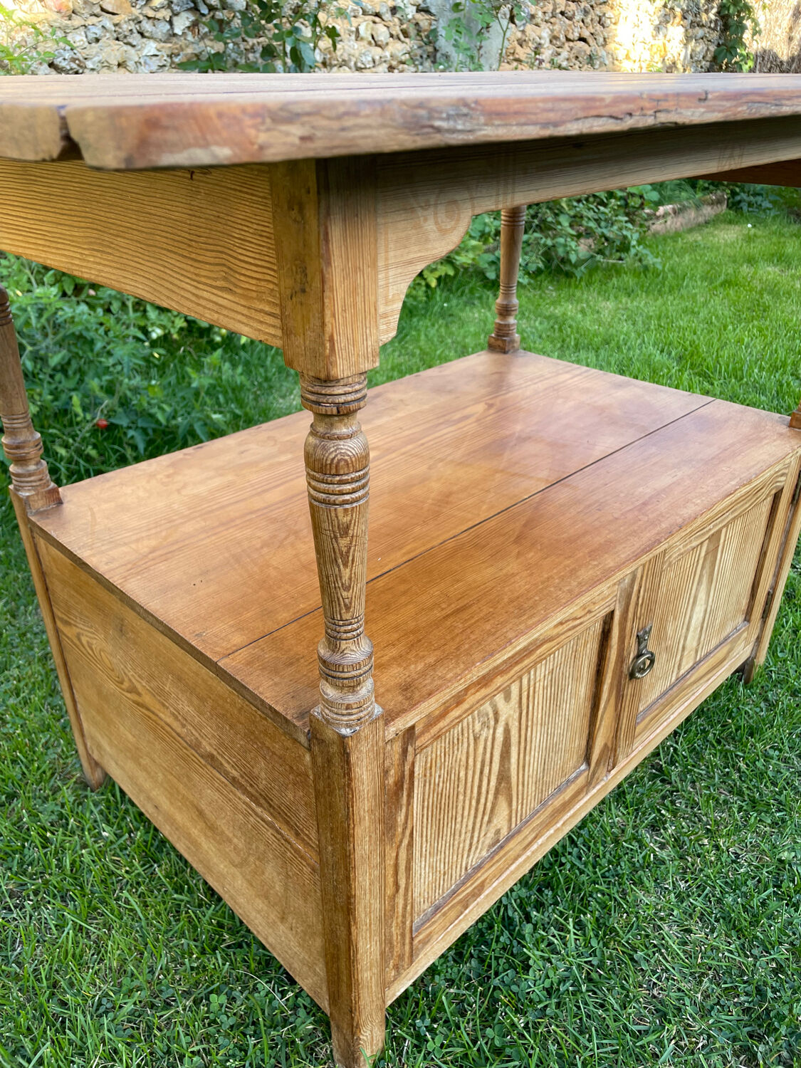 Vintage store serving table 1900