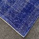 Oushak Rug Navy 7x10 Turkish Rug -Overdyed Rug Cobalt, Rug Living Room