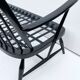 Mid-20th century Ercol Black wood sofa 3 seater