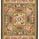 Handmade European Vintage Aubusson Kilim 281 cm x 364 cm