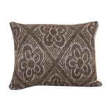 Tribal Wool Handmade Pillow Covers, Square Turkish Kilim Pillow Cover, Ethnic Organic Cushion Cover