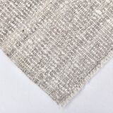 210x140 cm cream Turkish kilim , kilim made in Turkey, cream organic wool