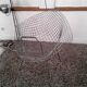 Diamond design chromed metal Chair Harry Bertoia Knoll early 1970s edition