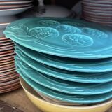 Green fish plates