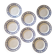 Set of 8 Dessert Plates Manufacture de Gien Garches Model