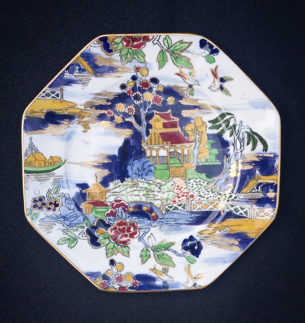 4 Antique Royal Winton Grimwades Plate Hand Painted