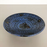 Ceramic pottery shell plate "pergamon" Hans Welling for Ceramano, Germany, 1960s