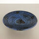 Ceramic pottery shell plate "pergamon" Hans Welling for Ceramano, Germany, 1960s