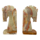 Pair of vintage onyx bookends
