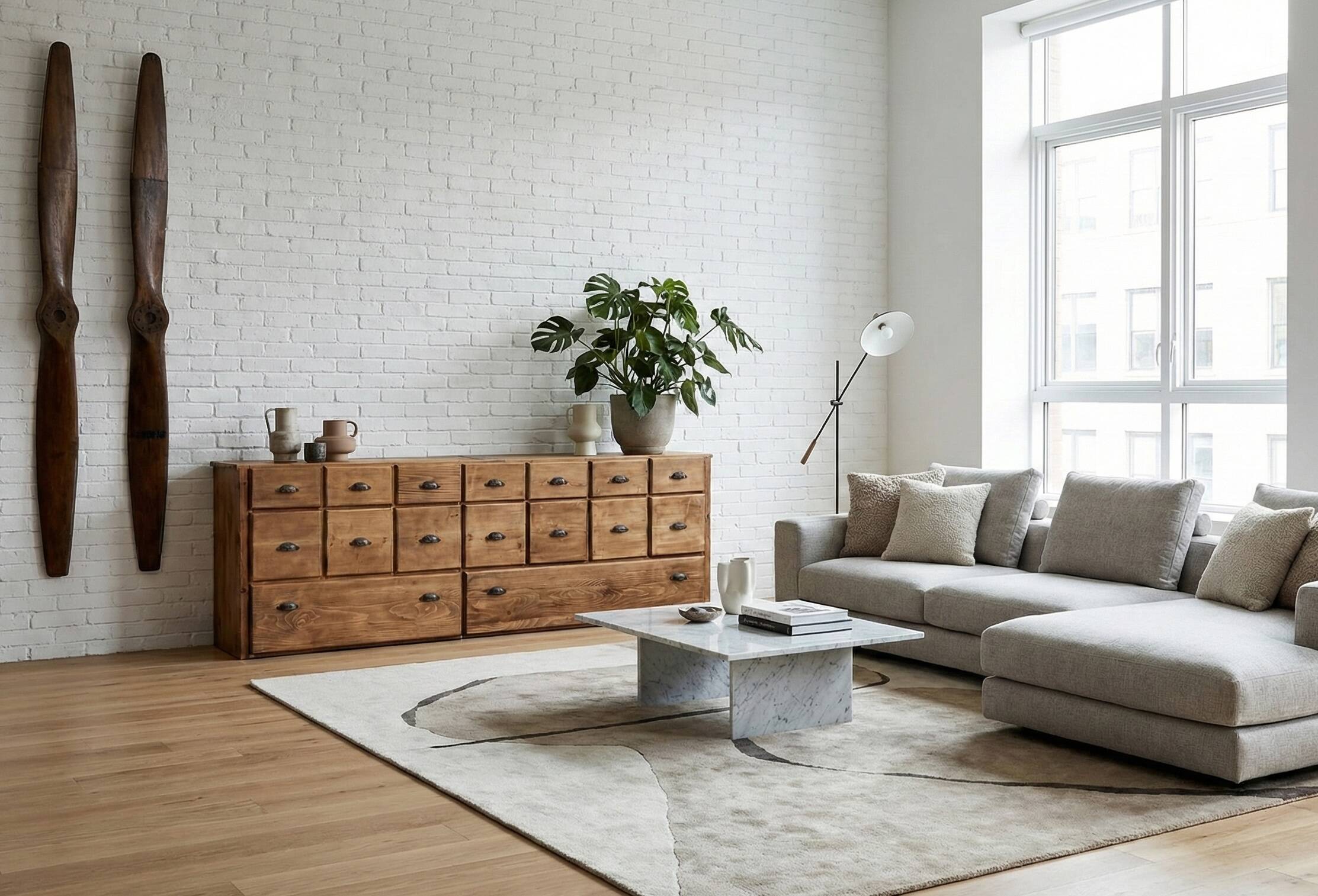 Large Pine Workshop Furniture