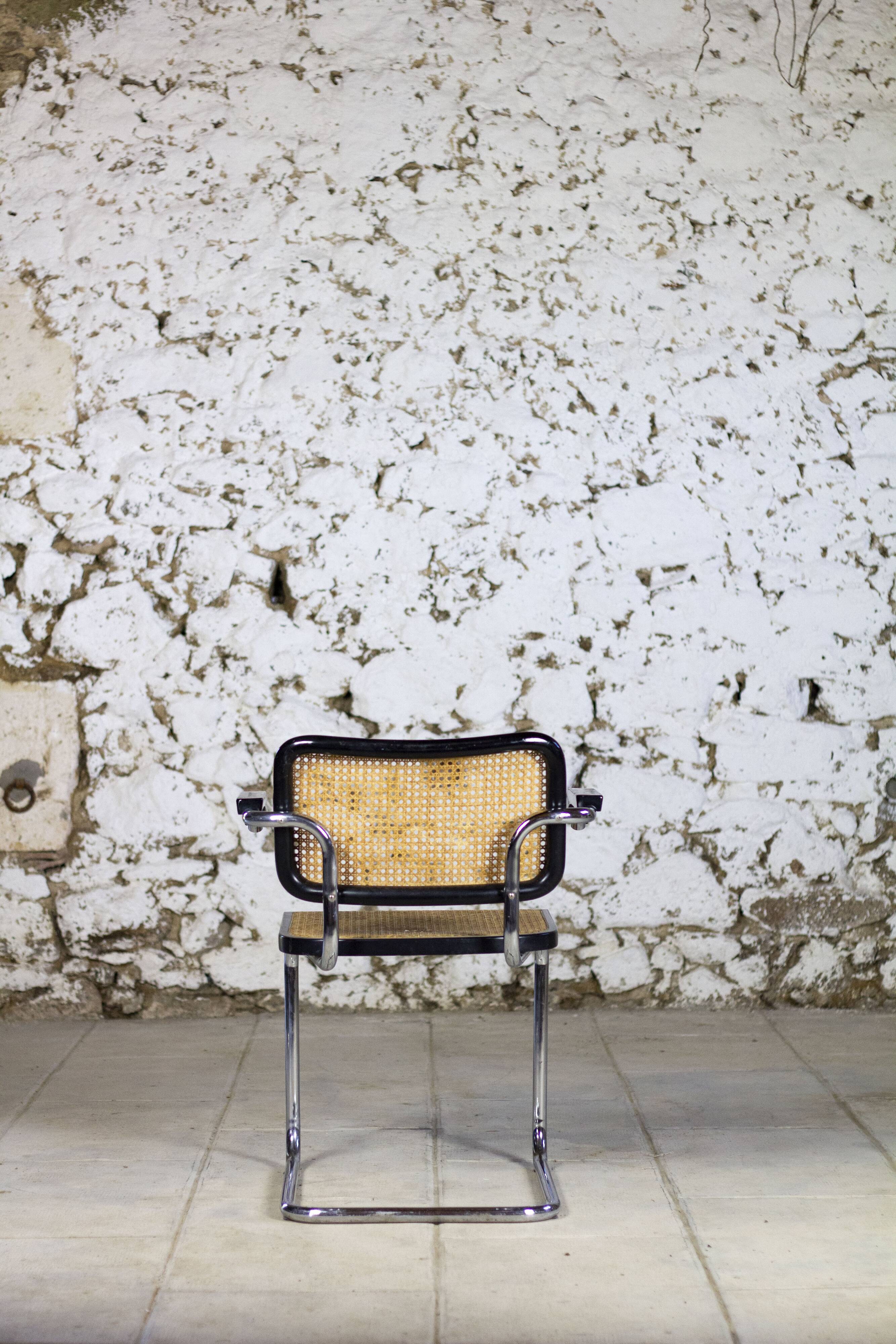 Cesca b64 armchair Marcel Breuer