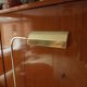 Modernist brass floor lamp deknudt 1970 vintage