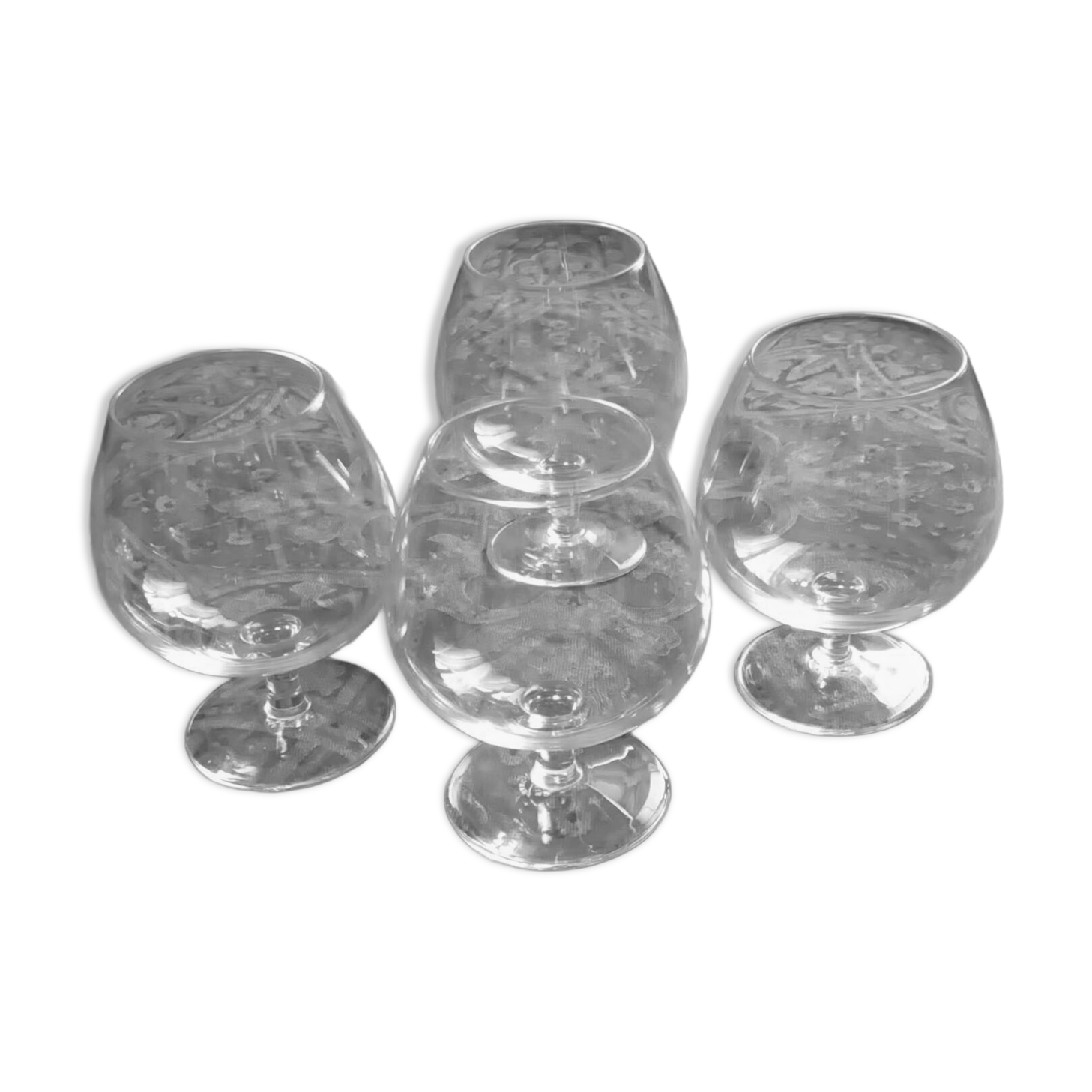 Sèvres crystal cognac glasses