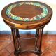 Console en noyer peinte à la main par Vittorio Grifoni, Florence, années 19