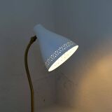 Rare adjustable mid-century table lamp by Böhlmarks, 1940s, Sweden.