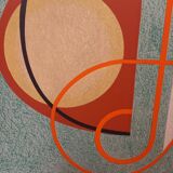 Lithograph by César Doméla (1900-1992), Composition, 1977, Abstract art