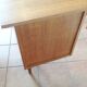 Scandinavian-style verni chene desk / vintage 60s