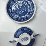 Adams English Scenic dish and bowl with handles