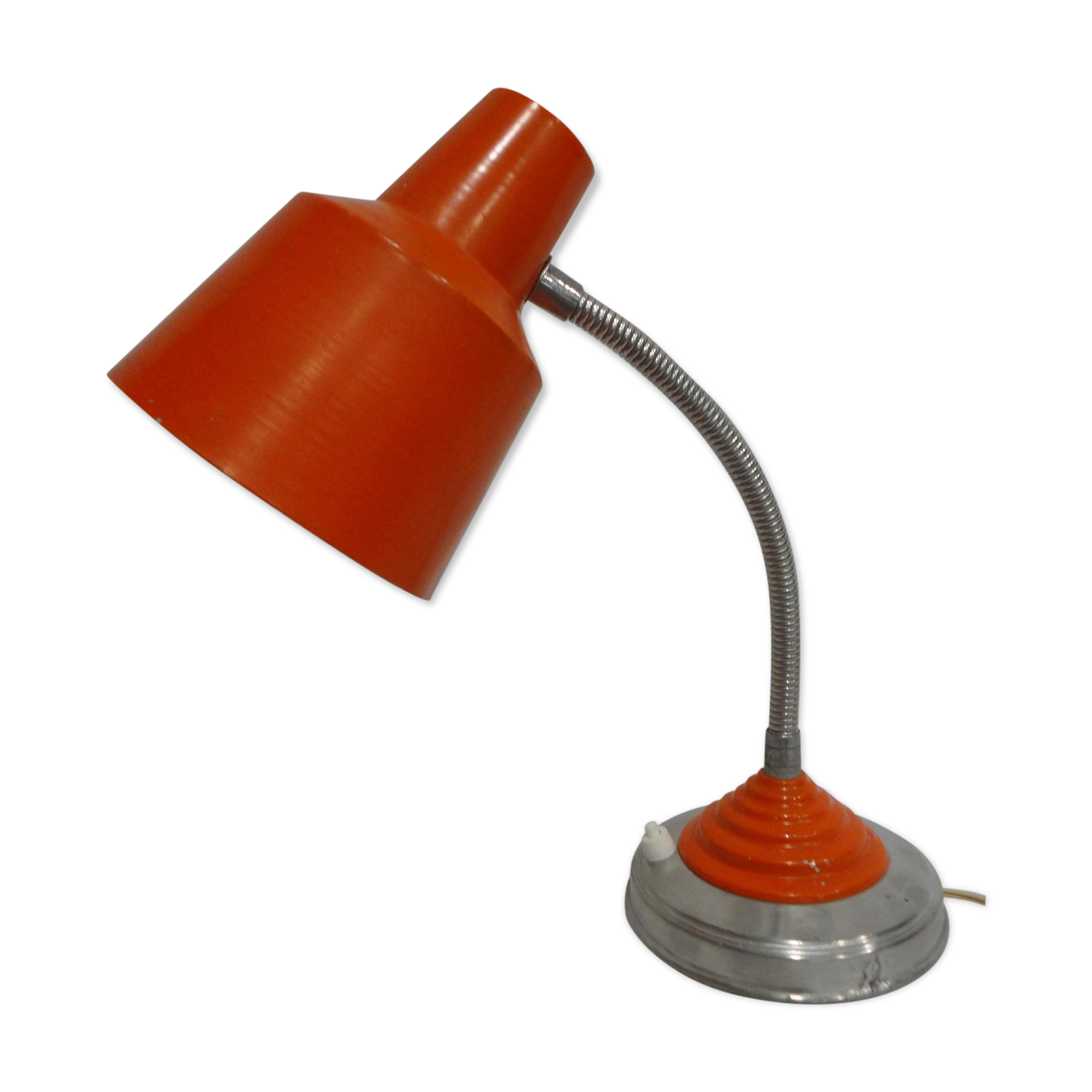 Desk lamp orange 60s