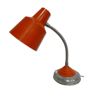 Lampe de bureau orange années