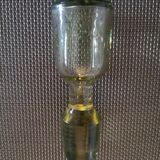 Mouth-blown glass alcohol decanter XIXth century