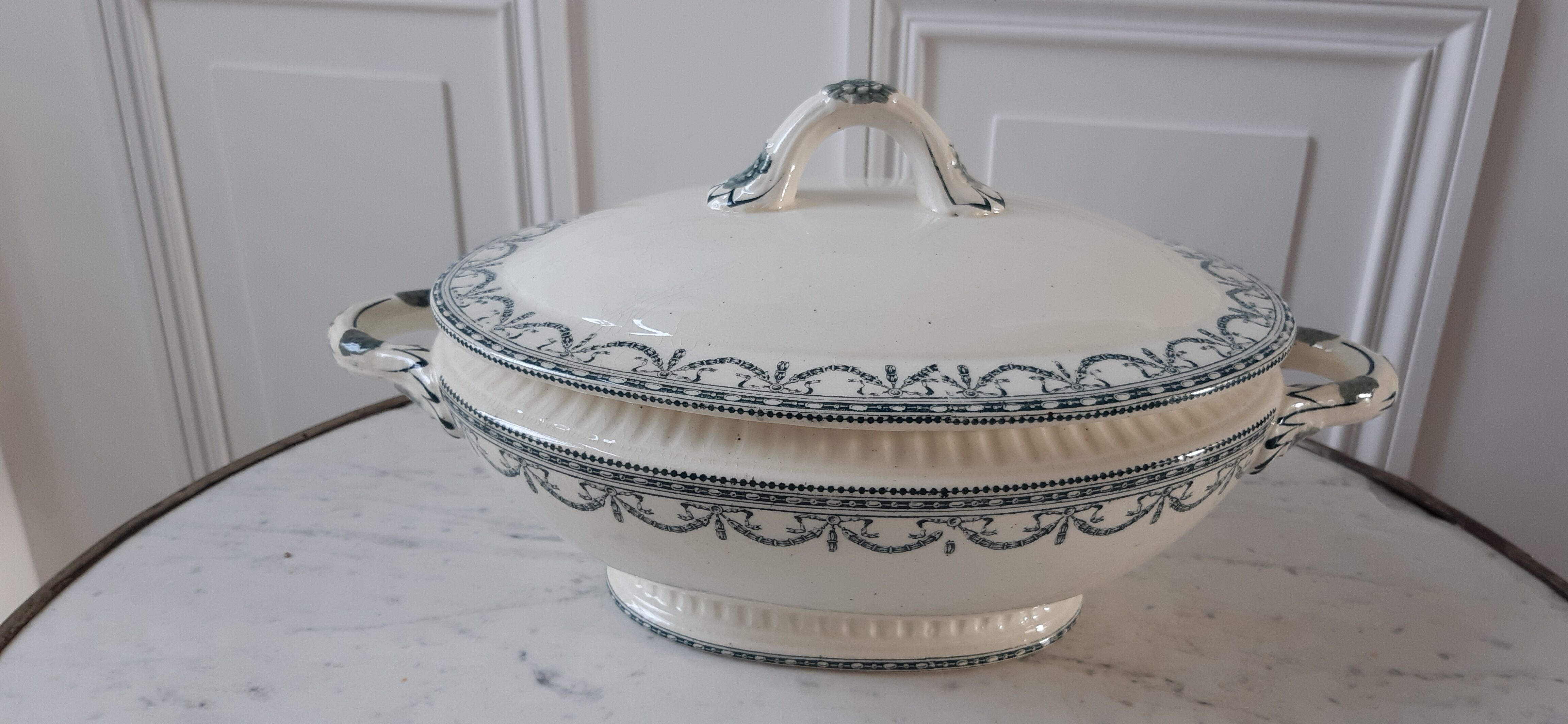 Soup Pot Iron Earth XIXth