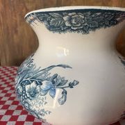 Broc de toilette joufflu Jardinière Longwy 1900s