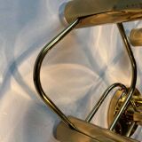 Vintage German wall lamp Hollywood Regency by Gaetano Sciolari for Leola, 1970s.