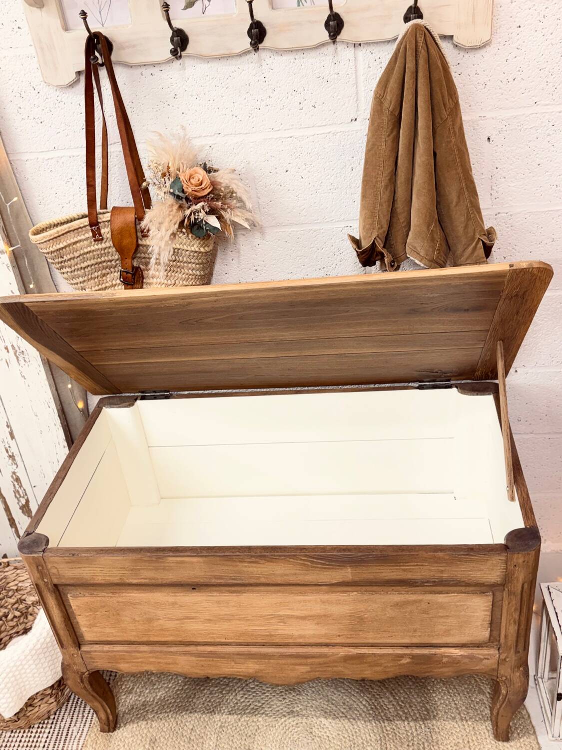 Restored antique bank safe