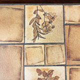 Rectangular herbarium coffee table, vintage 60s