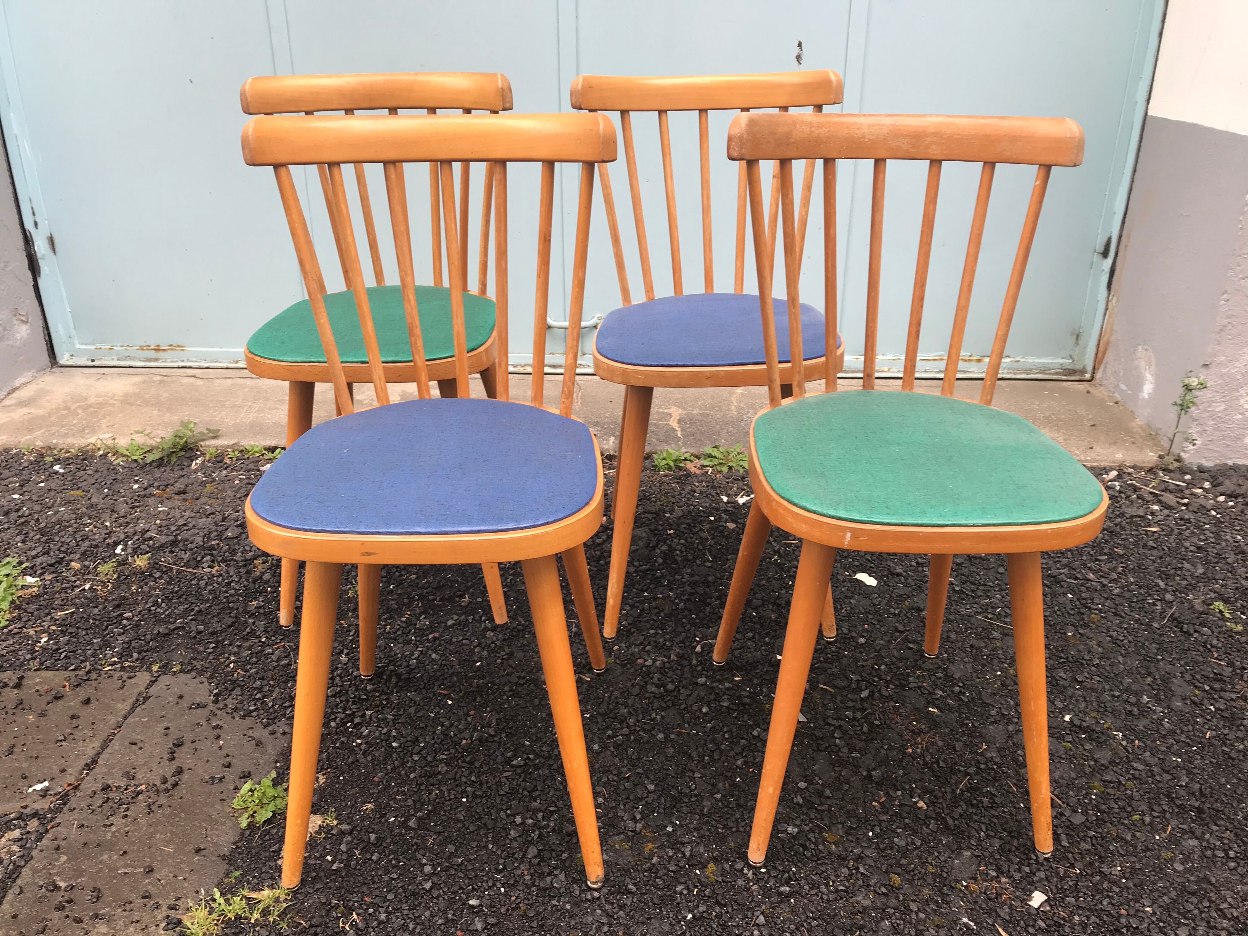 4 Baumann bistro chairs