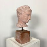 Buste statue rose style grec