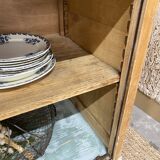 Buffet, meuble de métier à portes coulissantes