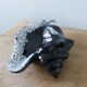 Black ceramic and foam shell ashtray