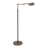 Bronze Library swing arm floor lamp Halogen Germany