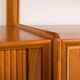 Fredrik A. Kayser teak free standing wall unit for Gustav Bahus, Norway 196